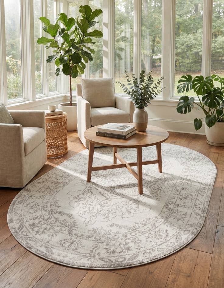 Detail image of 5' 3 x 8' Oxford Oval Rug