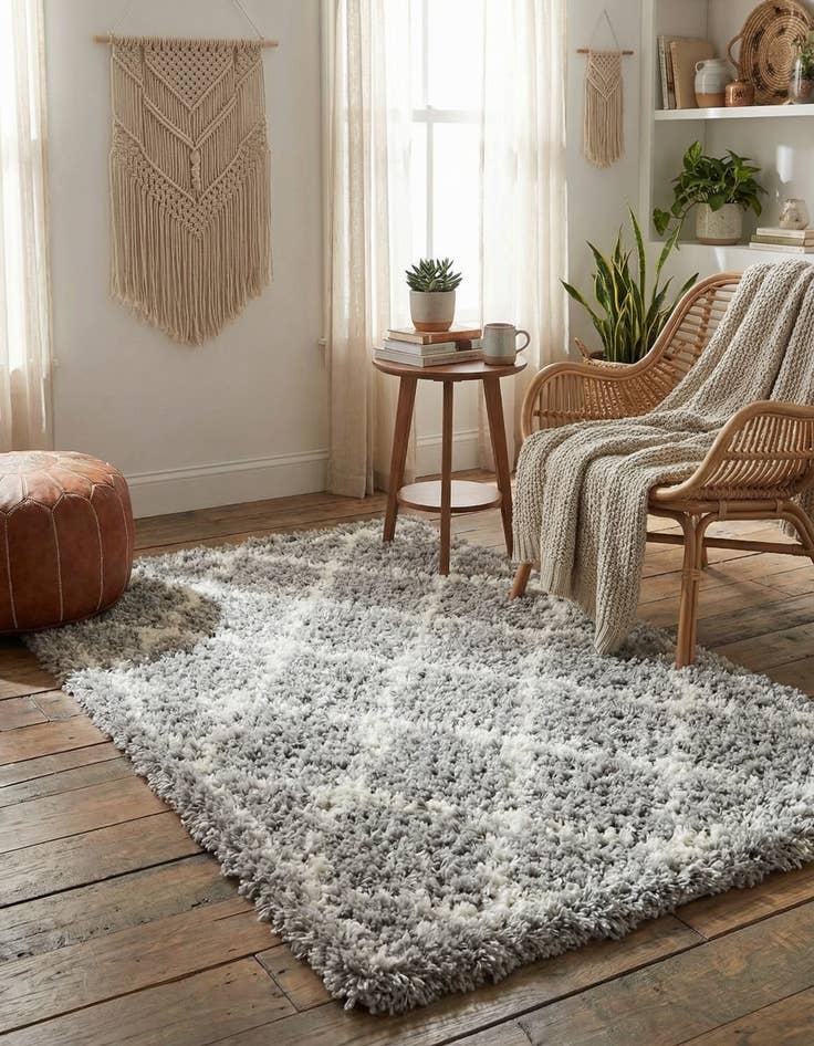 Detail image of 3' x 5' 3 Infinity Shag Rug