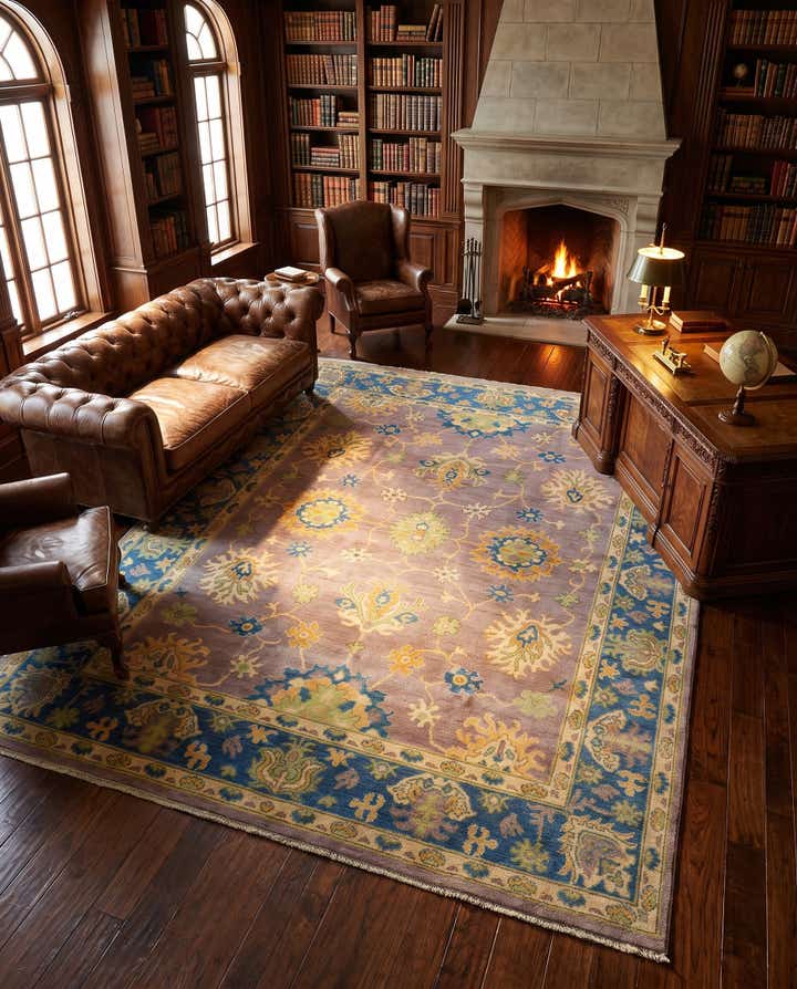 8' x 9' 10 Hand Knotted Kazak Rug