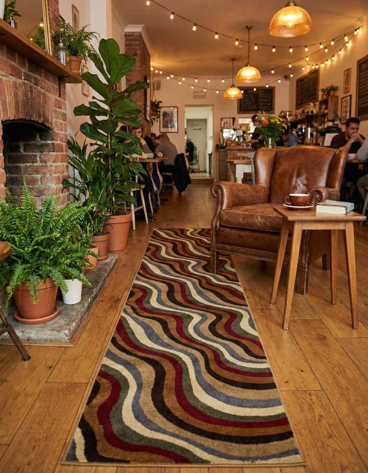Detail image of 2' 7 x 12' Cafe Runner Rug