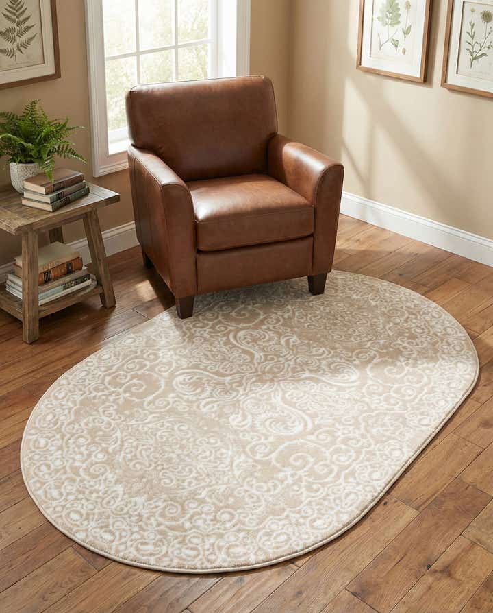 3' 3 x 5' 3 Nepal Oval Rug
