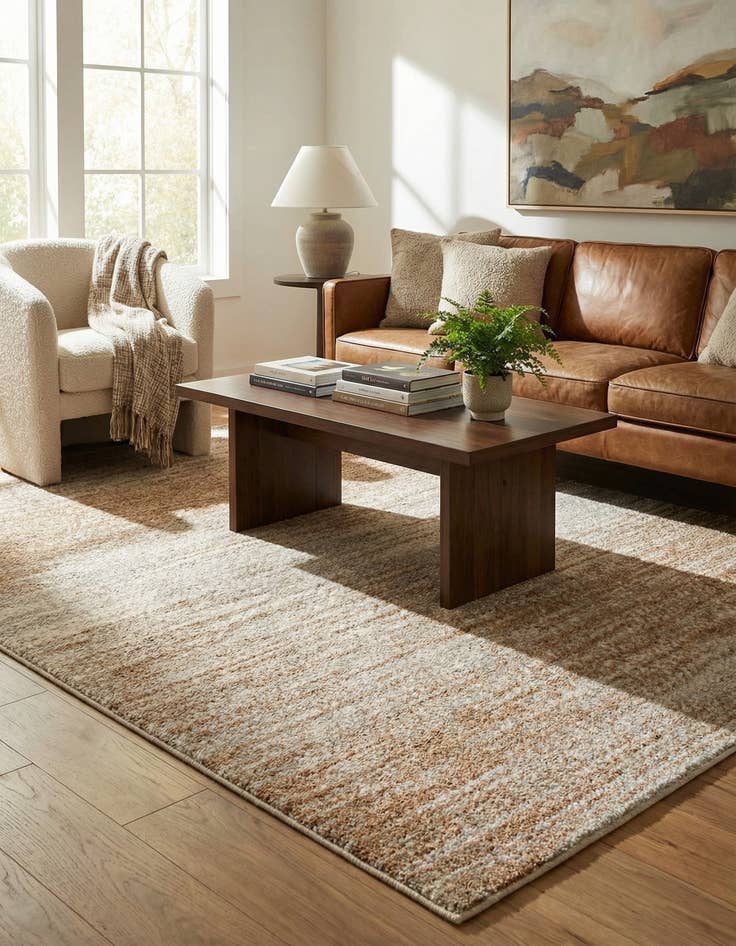 Detail image of  6' x 9' Sepia Rug