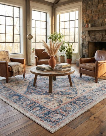 7' 10 x 7' 10 Washable Yara Square Rug