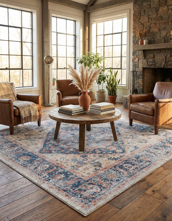 7' 10 x 7' 10 Washable Yara Square Rug