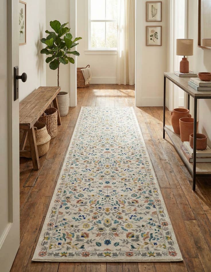 Detail image of 2' 7 x 10' Blossom Runner Rug