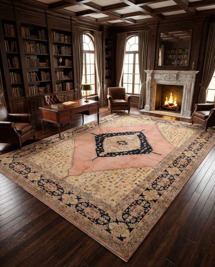 10' 11 x 15' 9 Hand Knotted Bidjar Wool Rug