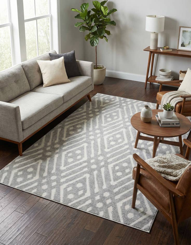 Detail image of 5' x 8' Washable Sabrina Soto Ella Indoor / Outdoor Rug