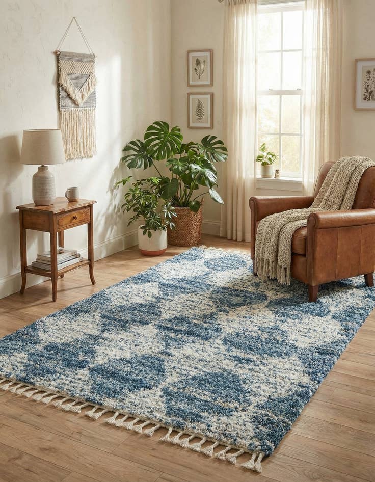 Detail image of 4' x 6' Serenity Shag Rug