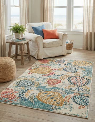 3' 3 x 5' 3 Washable Capri Rug