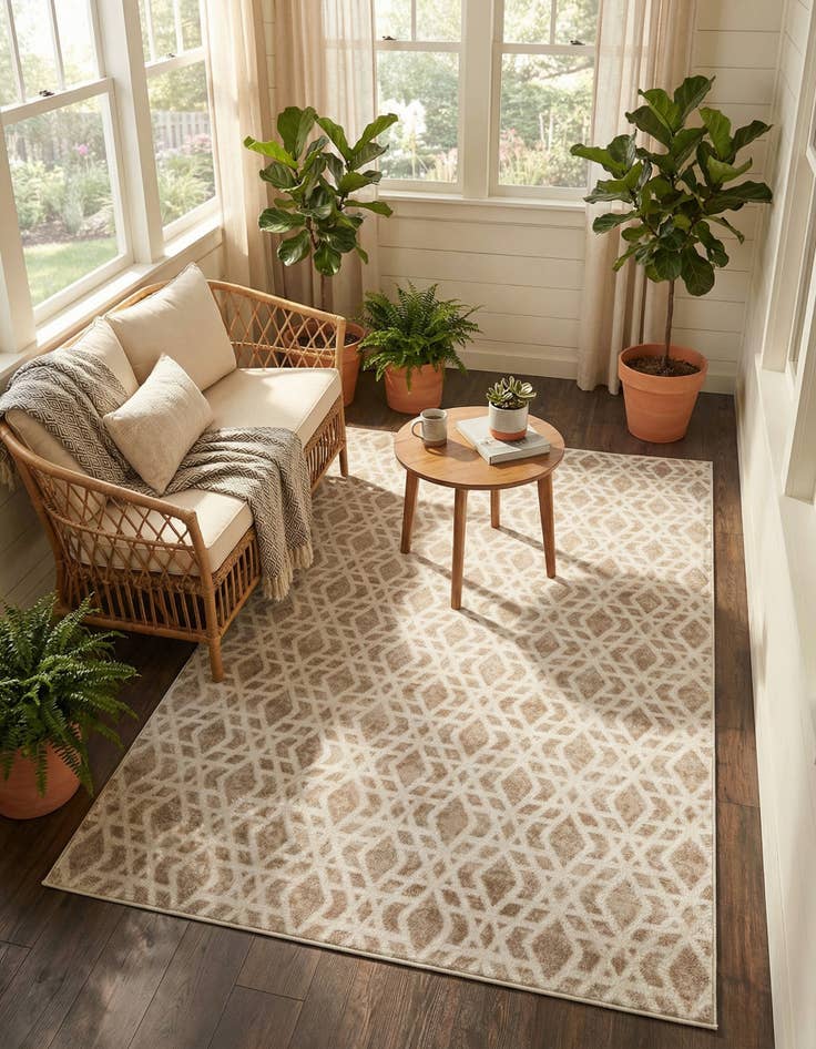 Detail image of  5' 3 x 8' Laguna Rug