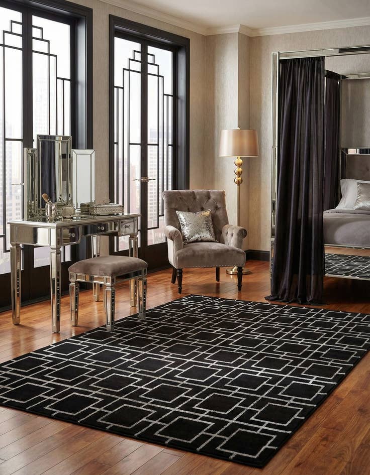 Detail image of 7' 10 x 10'  Marilyn Monroe&trade; Glam Deco Rug