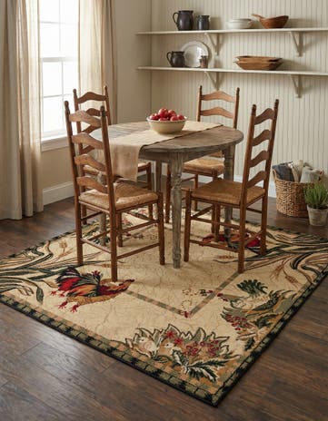 6' x 6' Pastoral Square Rug
