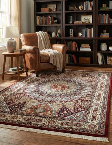 5' 3 x 8' Nain Design Rug