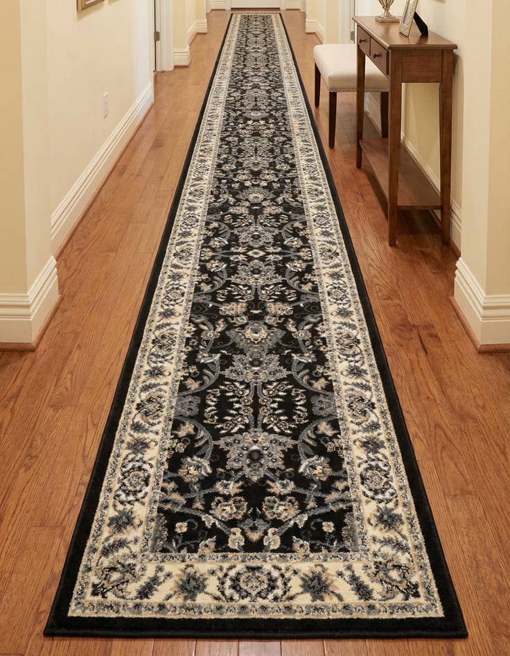 Detail image of 2' 7 x 12' Kashan Design Runner Rug