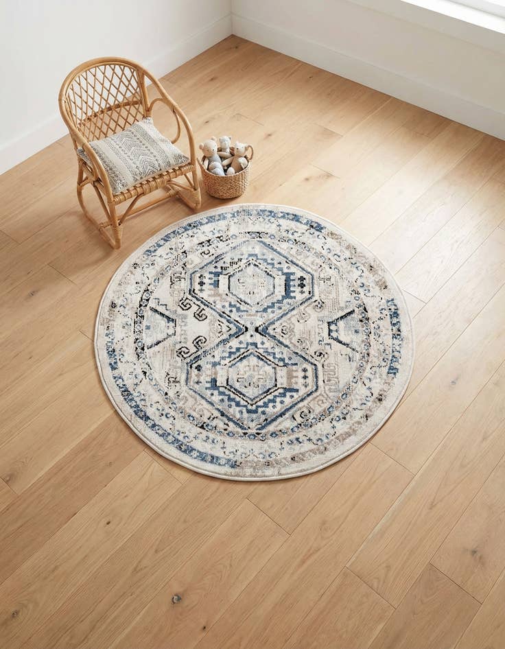 Detail image of 3' x 3' Charlotte Round Rug
