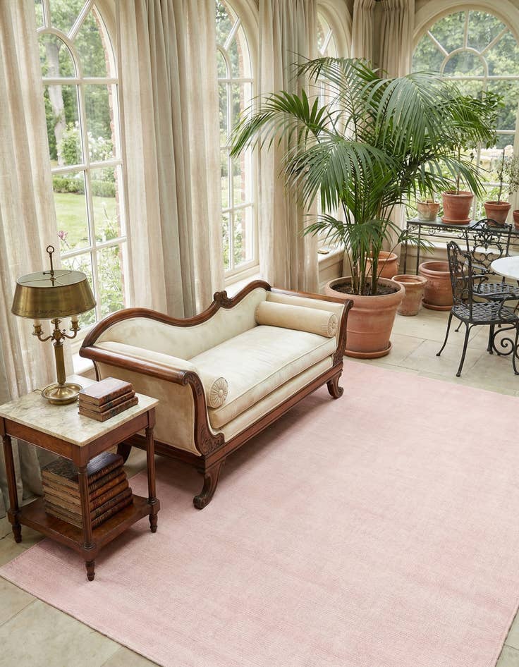 Detail image of 7' 1 x 10' Hand Woven Jill Zarin English Manor Farmhouse Wool Rug