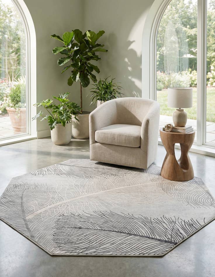 Detail image of 7' 10 x 7' 10 Finsbury Octagon Rug