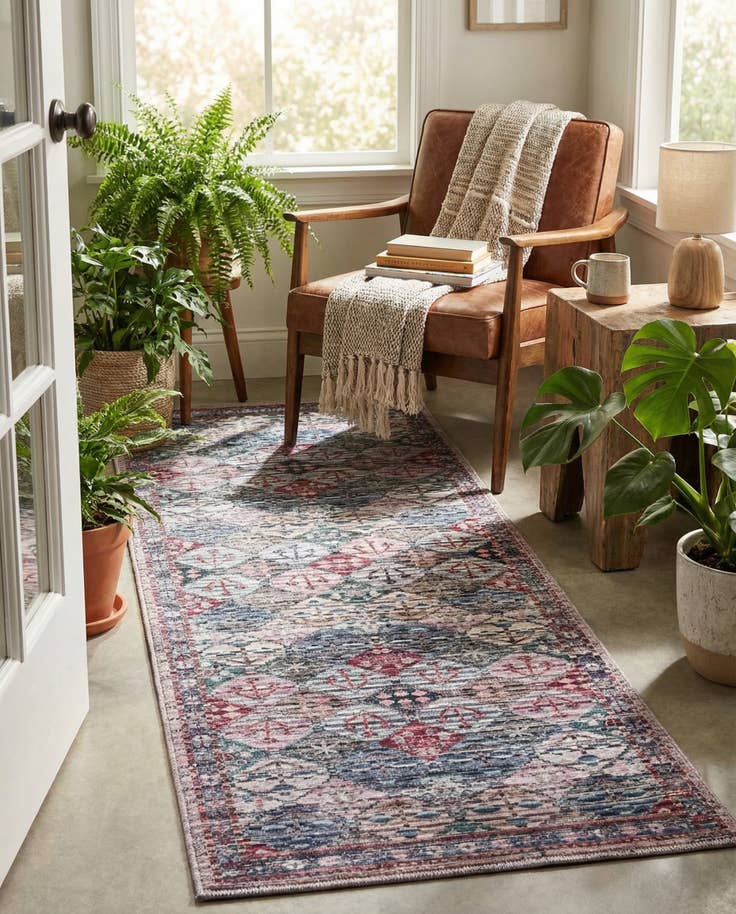 Detail image of 2' x 5' Washable Mangata Runner Rug