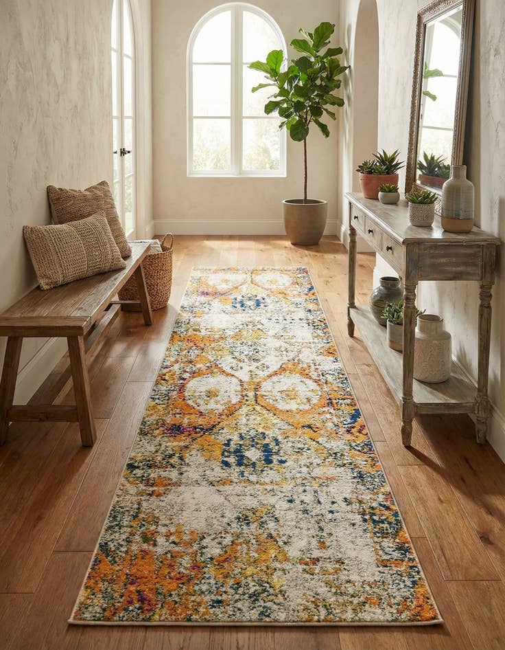 Detail image of 2' 7 x 10'  Washable Alta Runner Rug