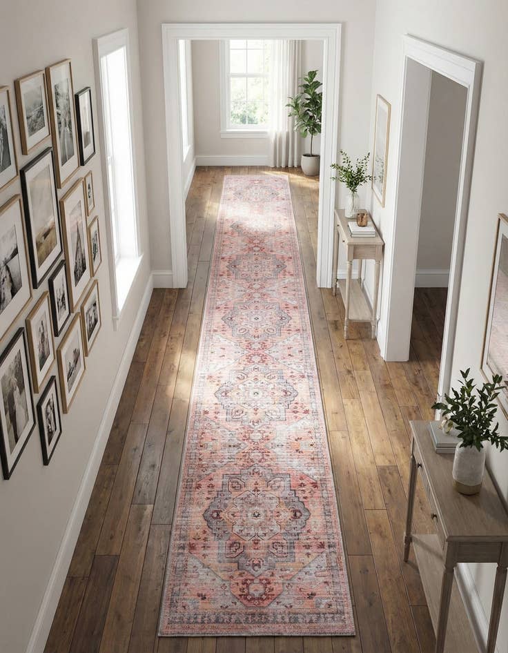 Detail image of 2' 7 x 13' Washable Mangata Runner Rug