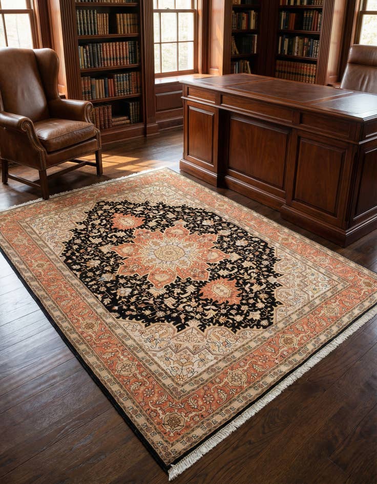 Detail image of 5' 1 x 6' 4 Tabriz Rug