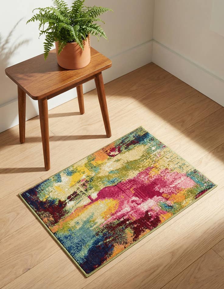 Detail image of 2' x 3' Washable Hyacinth Rug