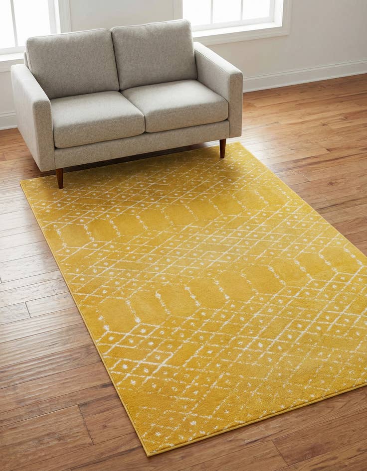 Detail image of 5' 3 x 8' Paxon Trellis Rug