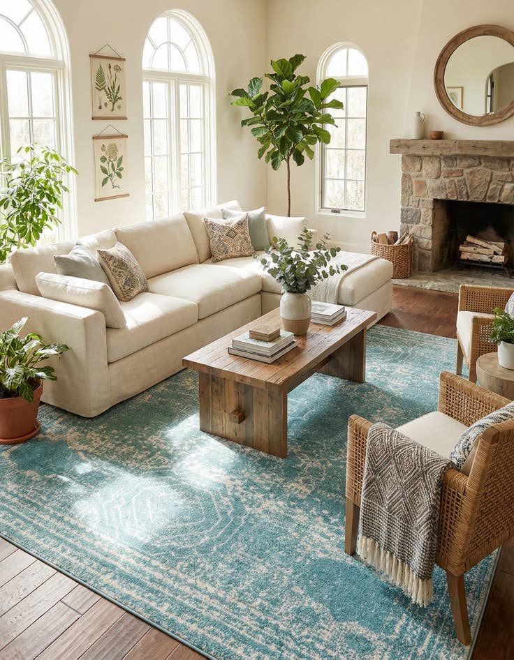 Detail image of 10' x 10' Bexley Square Rug