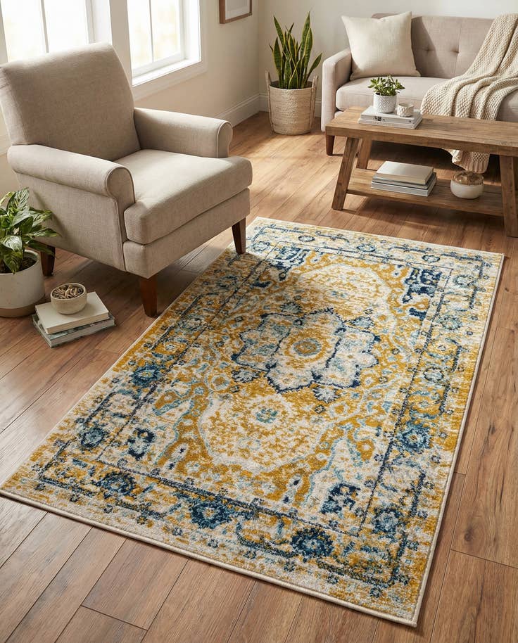 Detail image of 3' 3 x 5' 3 Madeline Vintage Rug