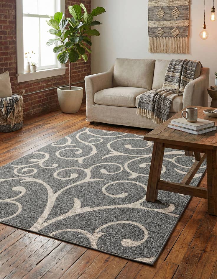 Detail image of 6' 4 x 9' Georgia Rug