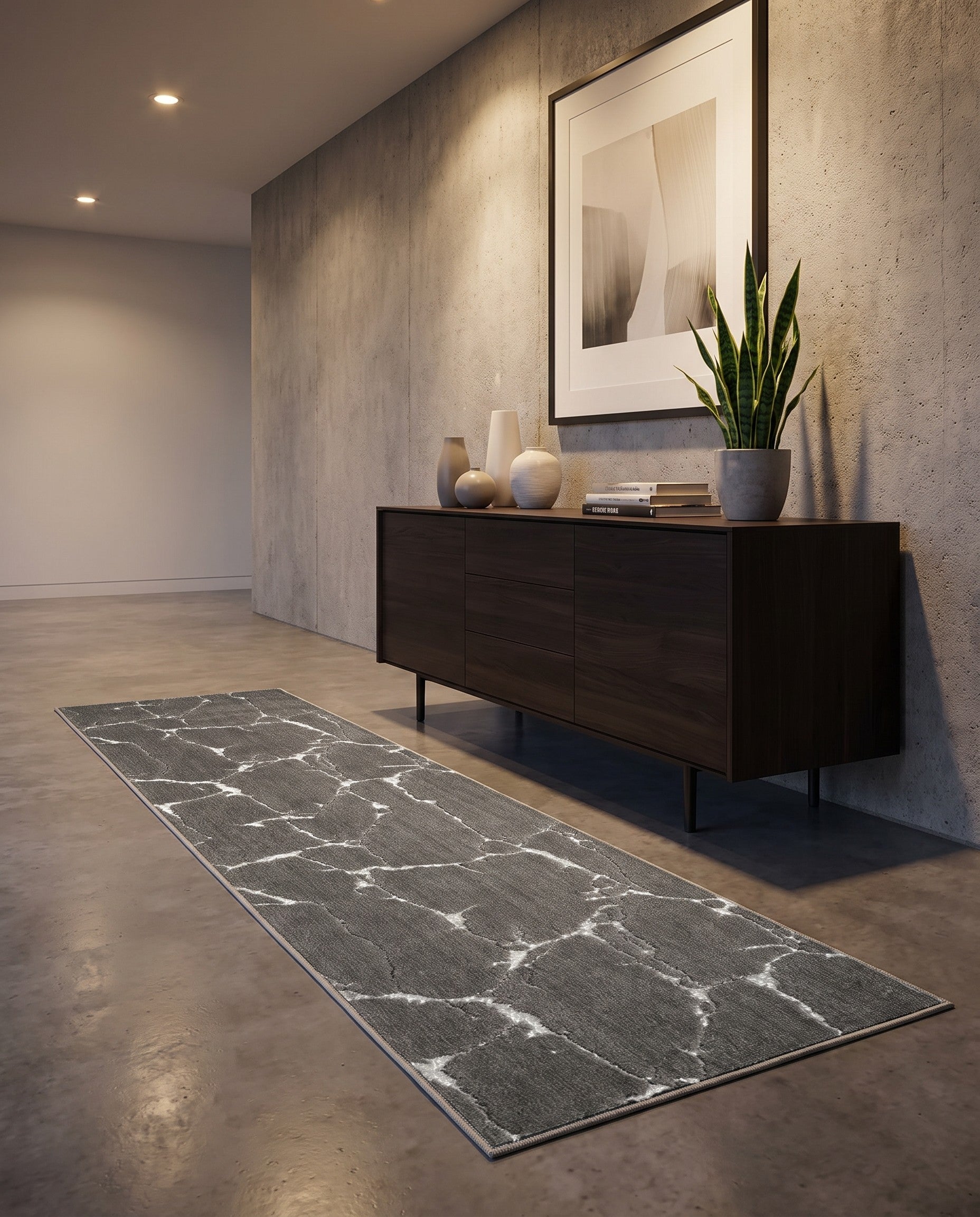 2' x 8' Vogue Geo Runner Rug