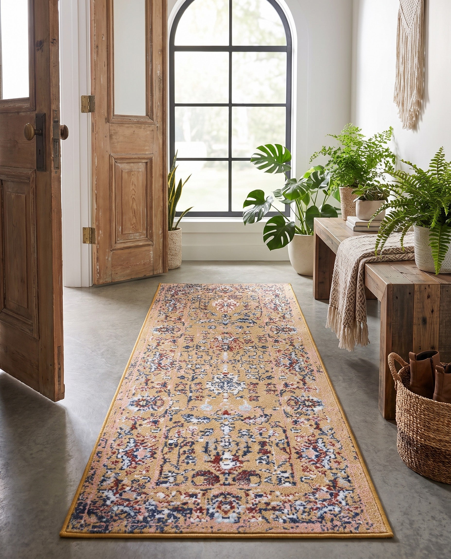 2' x 5' Kamala Washable Runner Rug