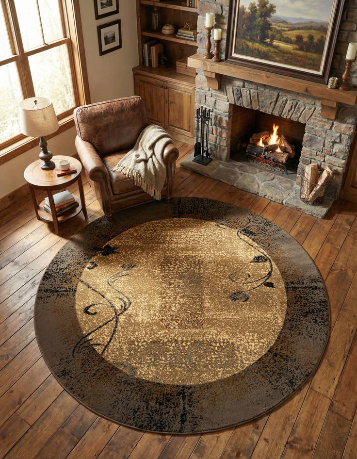 Detail image of 6' x 6' Cafe Round Rug