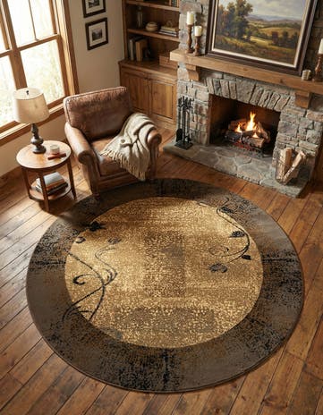 6' x 6' Cafe Round Rug
