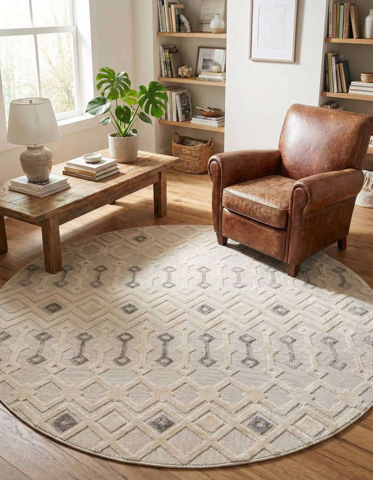 Detail image of 6' x 6' Arlo Round Rug