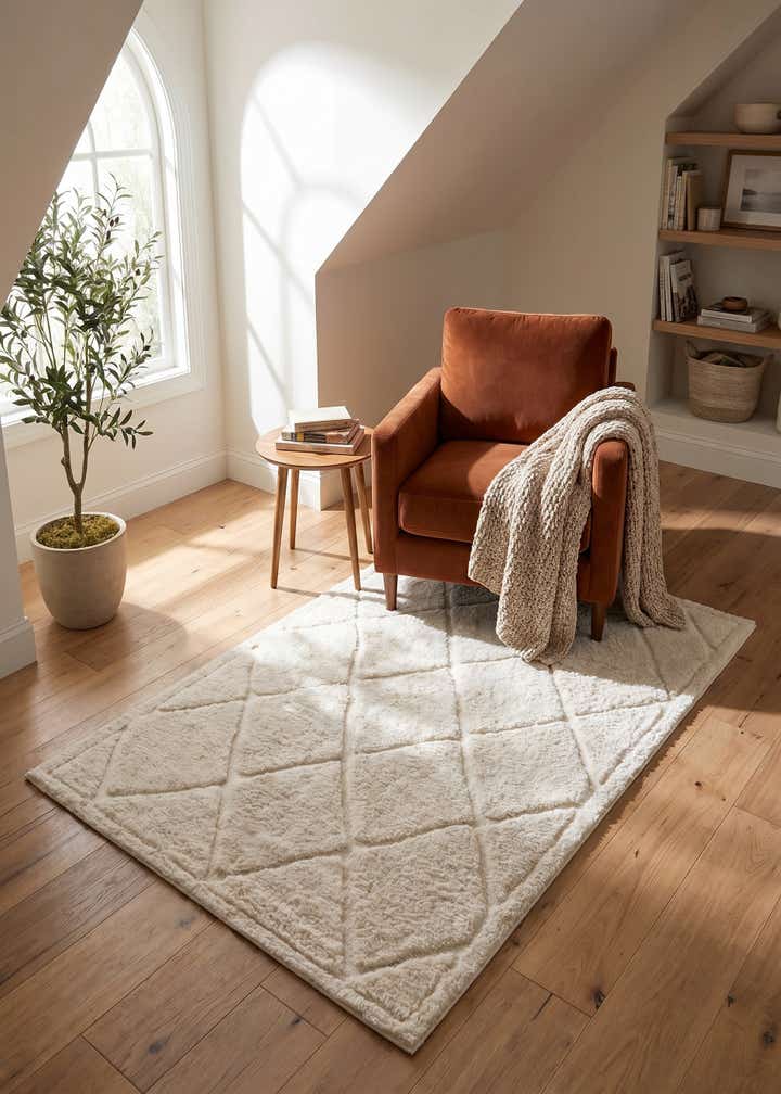 3' 3 x 5' 3 Trellis Shag Rug