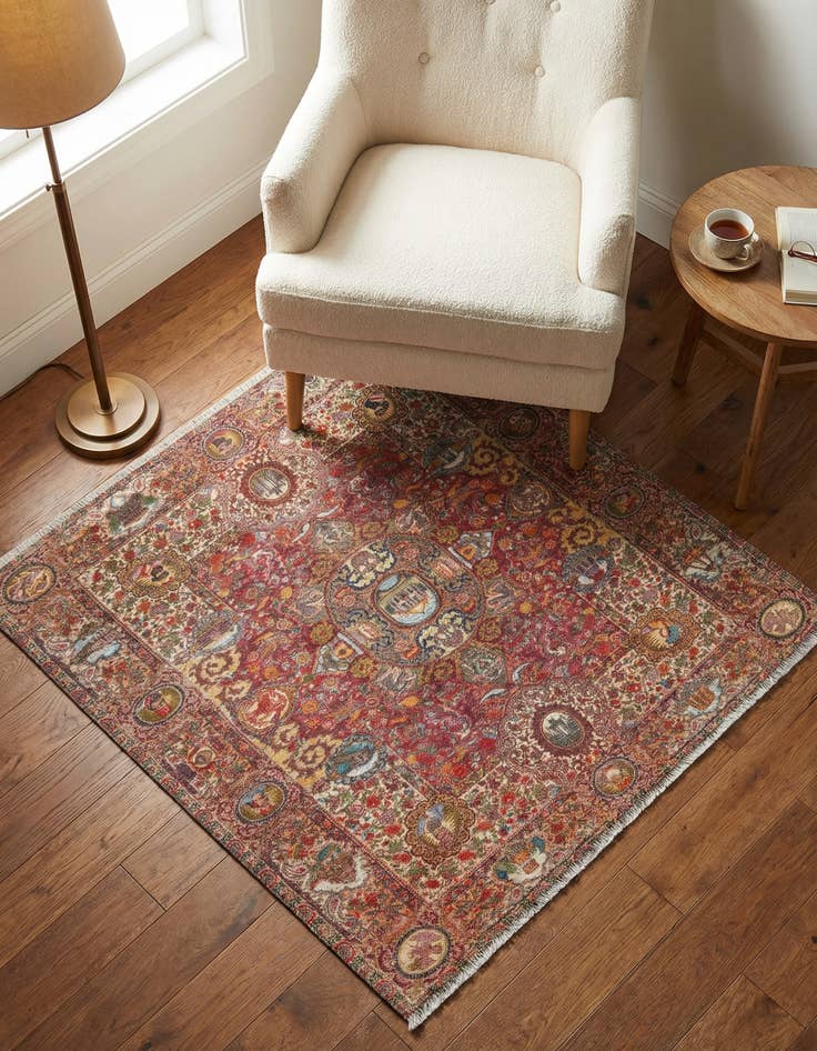 Detail image of 5' 1 x 5' 1 Boutique Square Rug