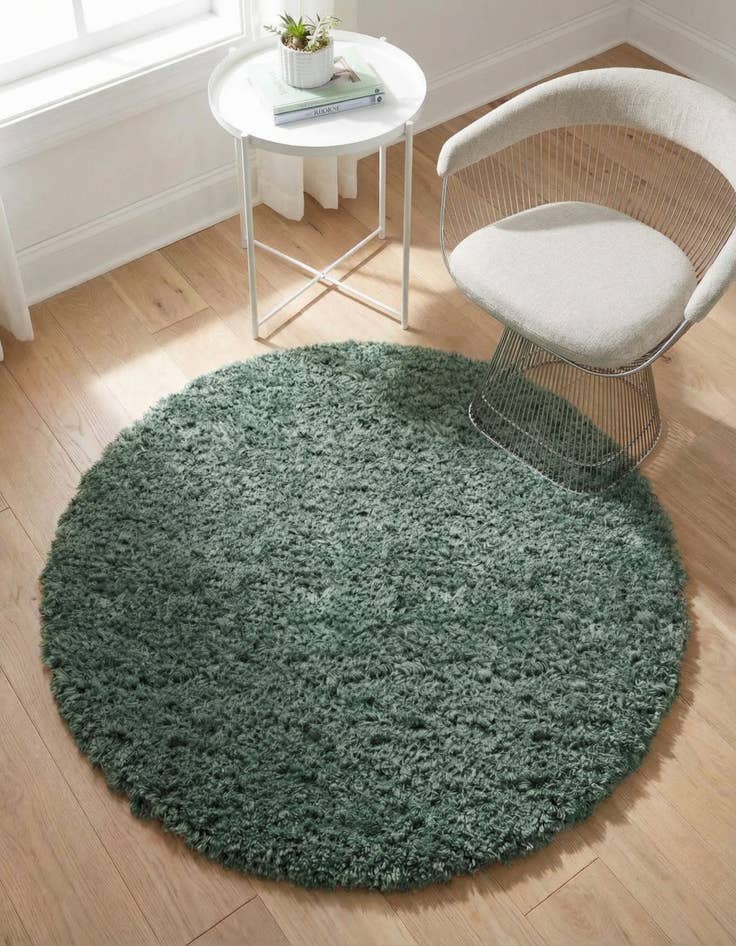 Detail image of 3' 3 x 3' 3 Infinity Shag Round Rug
