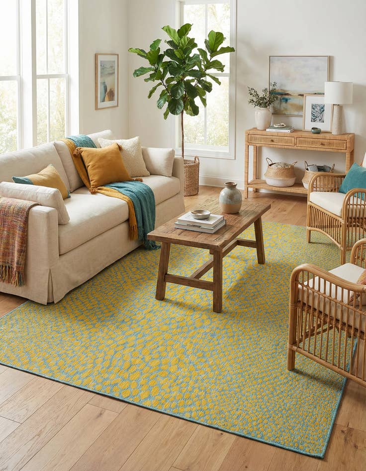 Detail image of 9' x 12'  Washable Jill Zarin Cape Town Indoor / Outdoor Rug