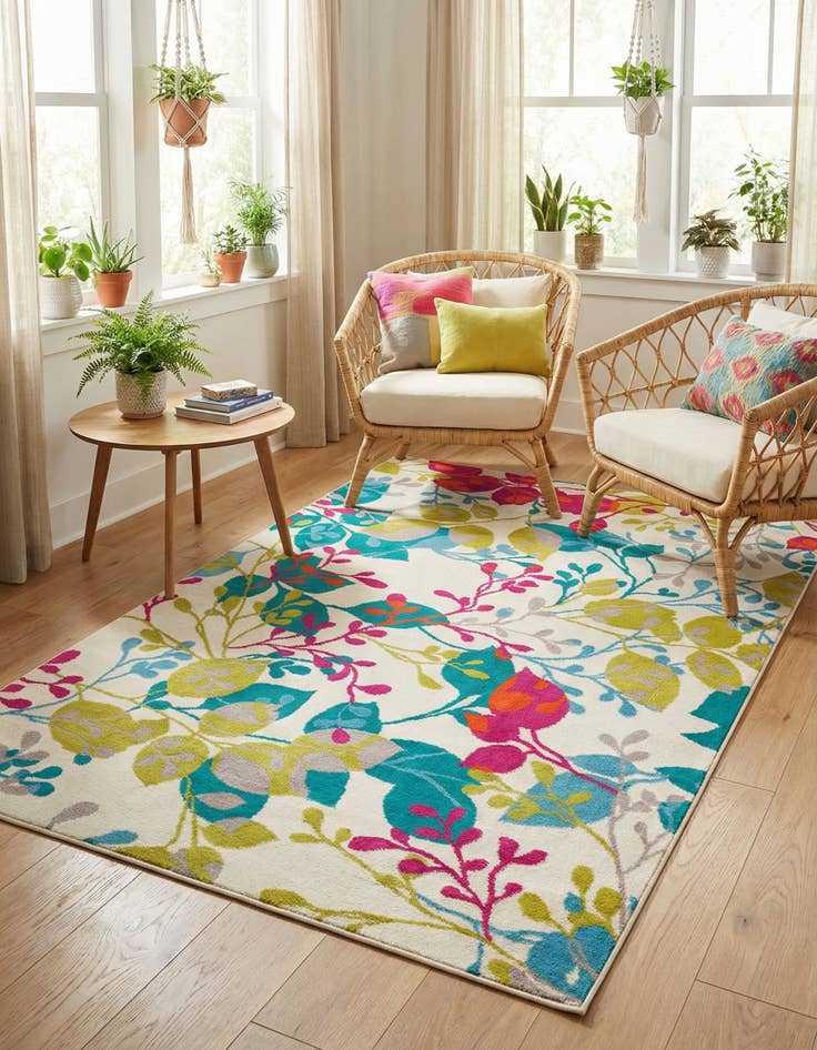 Detail image of 4' x 6' Azalea Rug