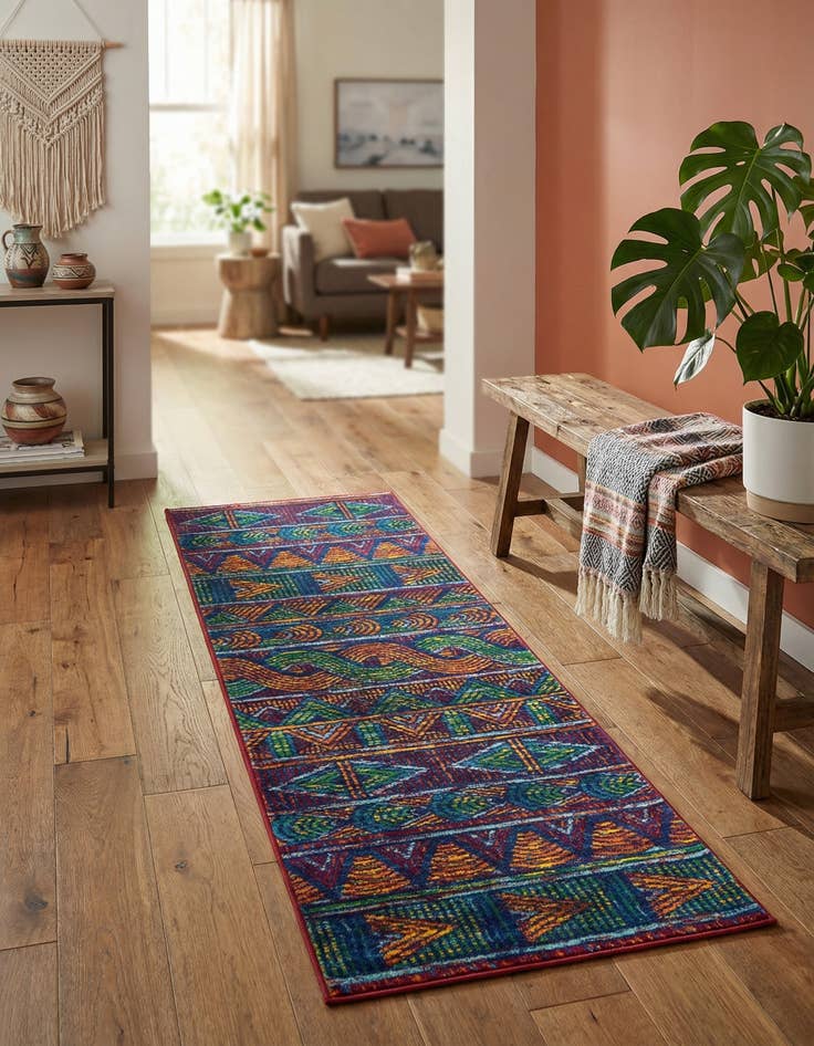 Detail image of 2' x 6' Calypso Runner Rug