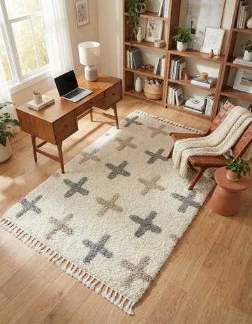 5' x 8' Athena Shag Rug