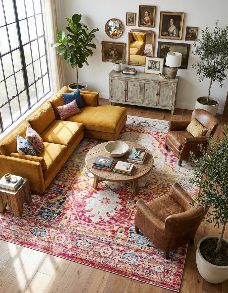 Detail image of 10' x 14' Madeline Vintage Rug