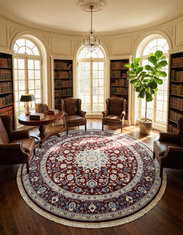 Detail image of 10' x 10' Classical Round Rug