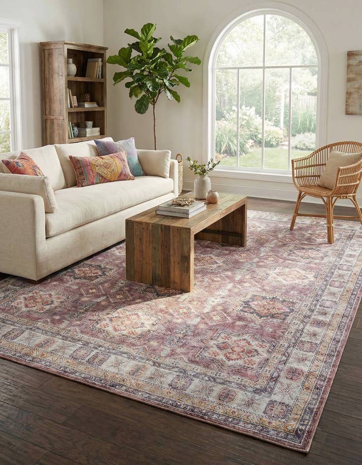Detail image of 9' 5 x 13' 1 Washable Timeless Rug