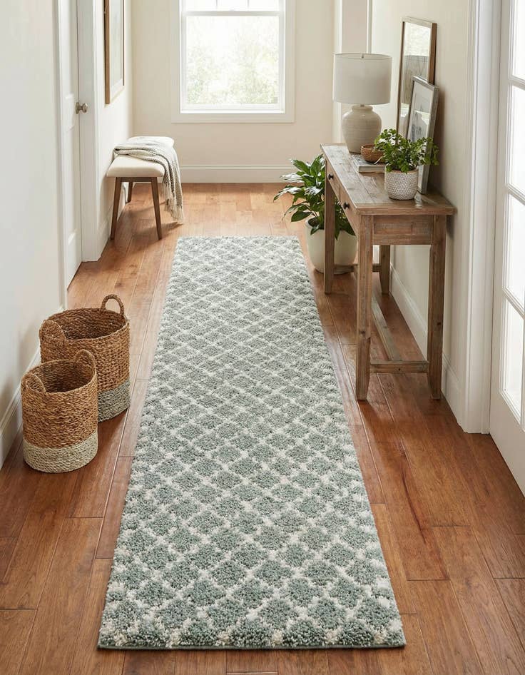 Detail image of 2' 7 x 12' Marrakesh Shag Runner Rug