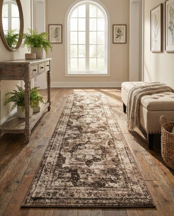 Detail image of 2' 7 x 12' Monte Carlo Runner Rug