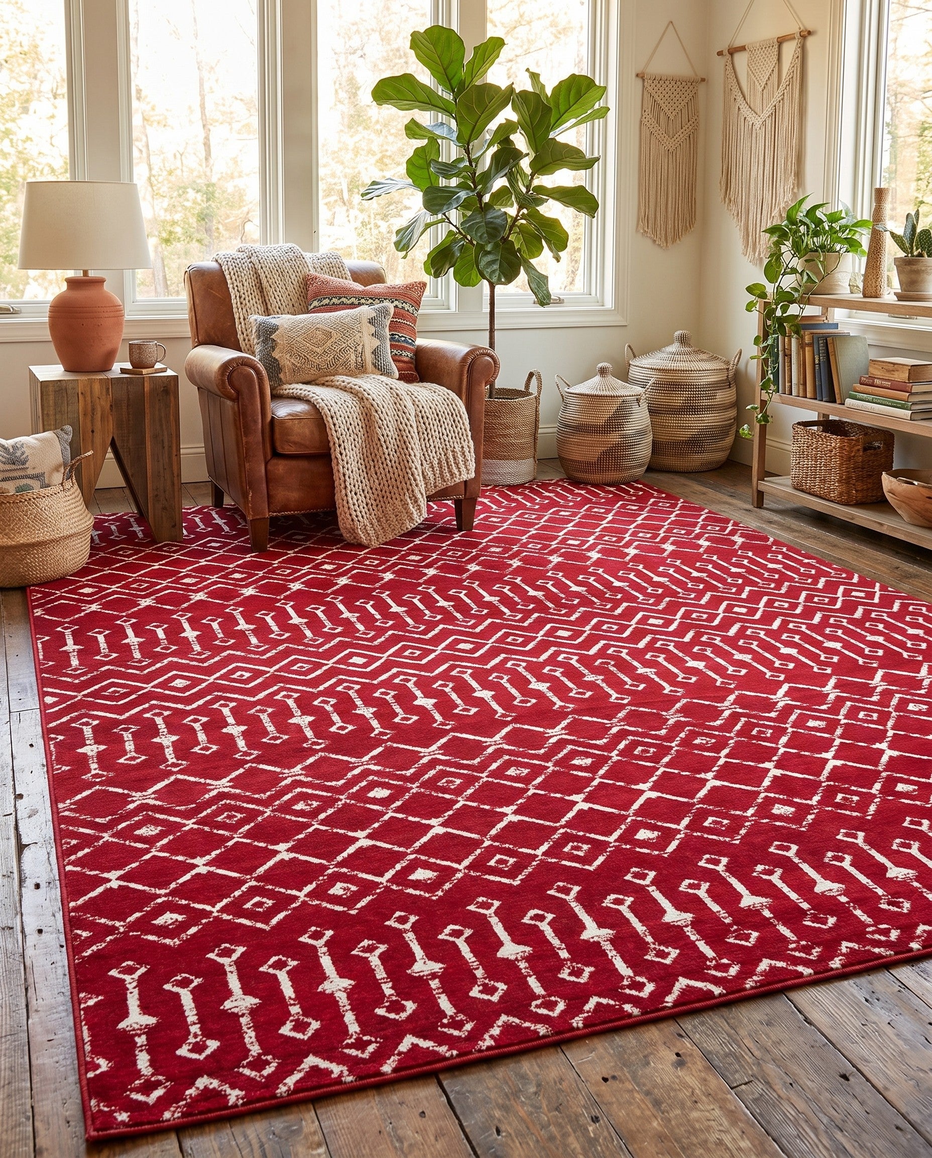 7' 10 x 10' Kasbah Trellis Rug