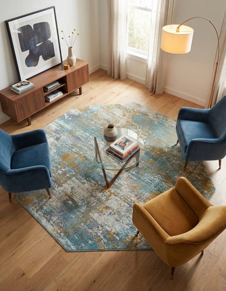 Detail image of 8' 2 x 8' 2 Paragon Octagon Rug