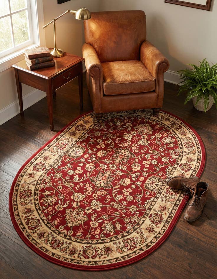 Detail image of 4' x 6' Yasmin Oval Rug